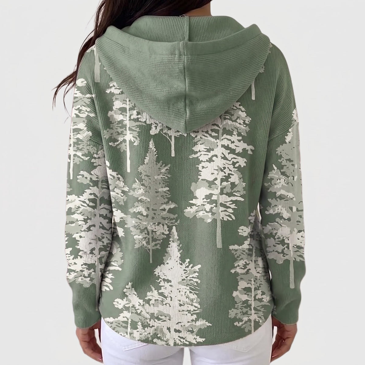 Women's Printed Hooded Jacket