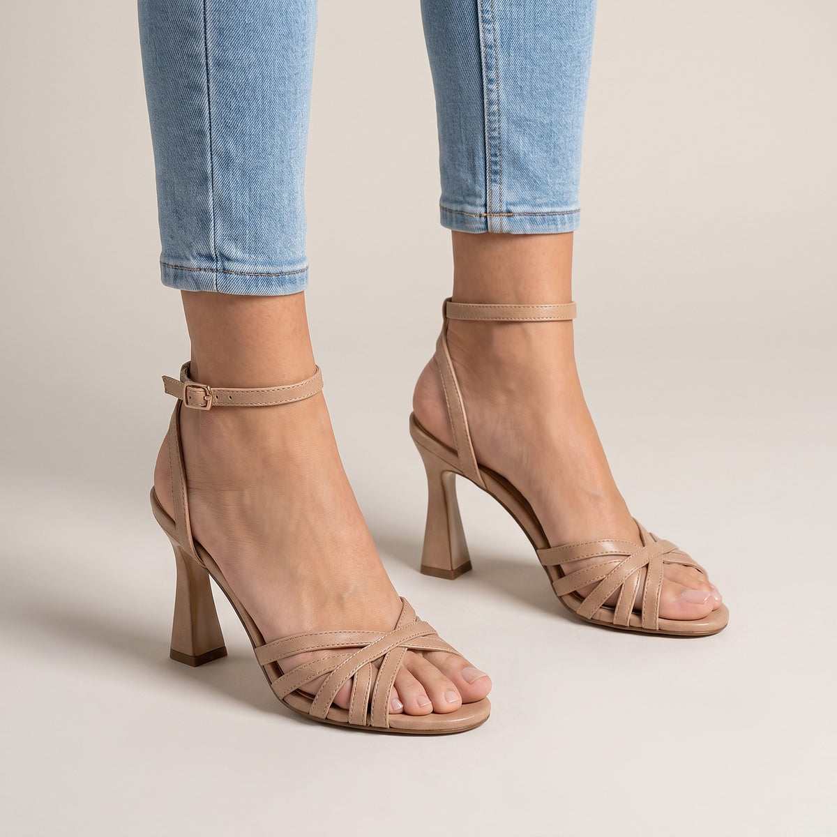 Women's Ankle Strap Heel Sandals