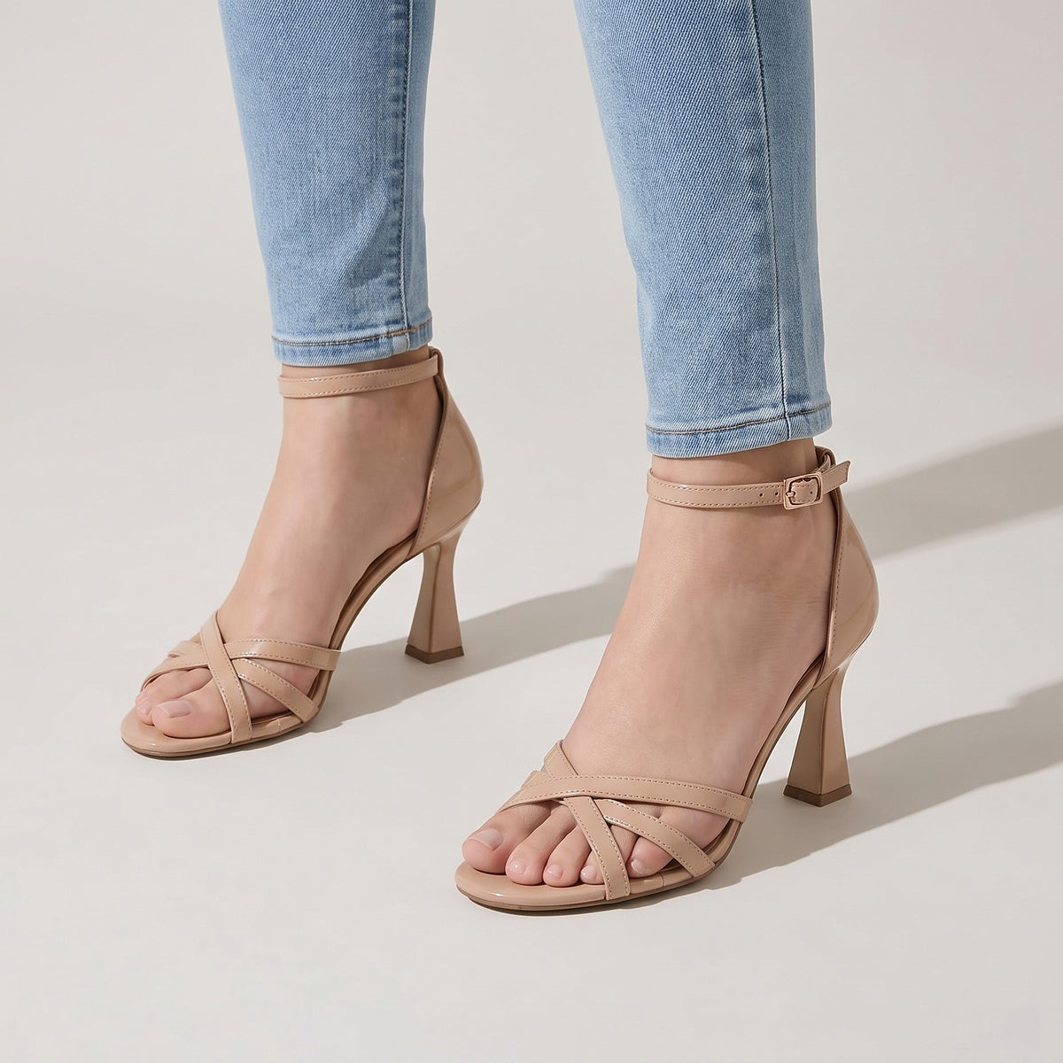 Women's Ankle Strap Heel Sandals