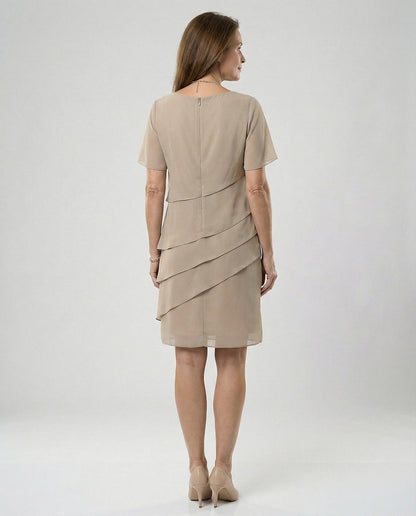 Women's Chiffon Knee Length Semi Formal Dress