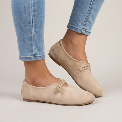 Women's Flat Faux Suede Loafers