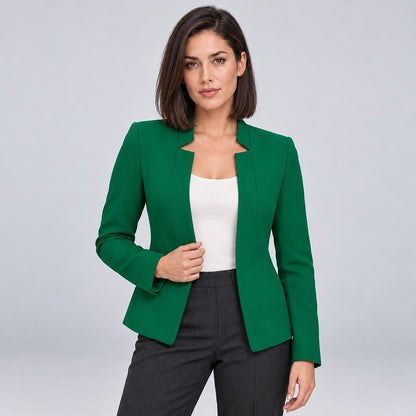 Women's Knit Open Front Blazer with Pockets