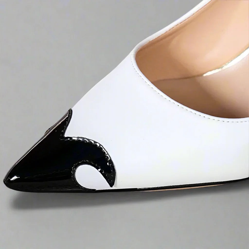 Women's Patent Detail Pointed Toe Pumps