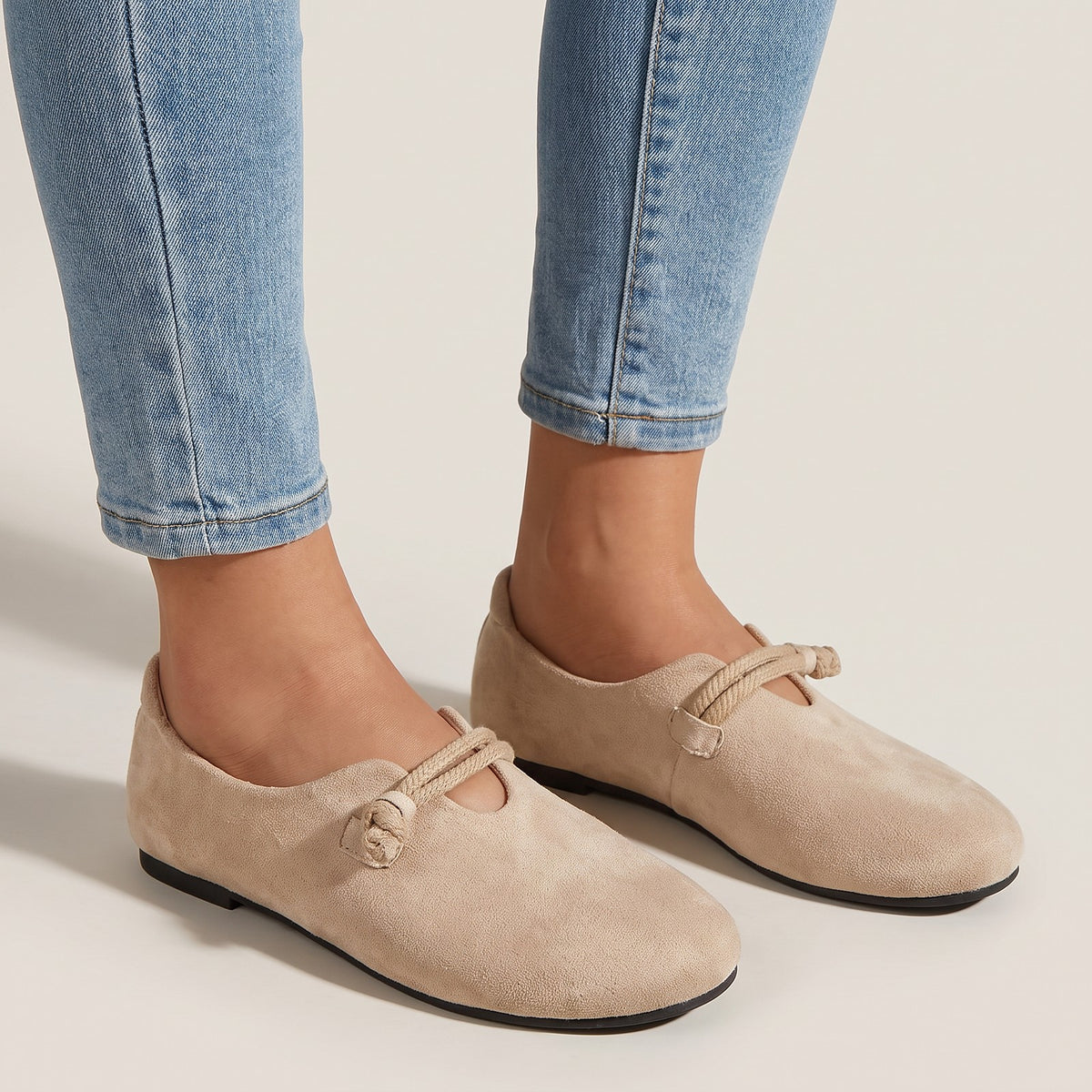 Women's Flat Faux Suede Loafers