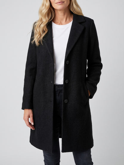 Women's Long Lapel Blazer Coat