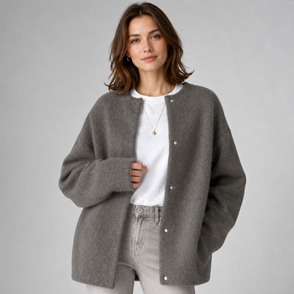 Women's Brushed Knit Longline Cardigan