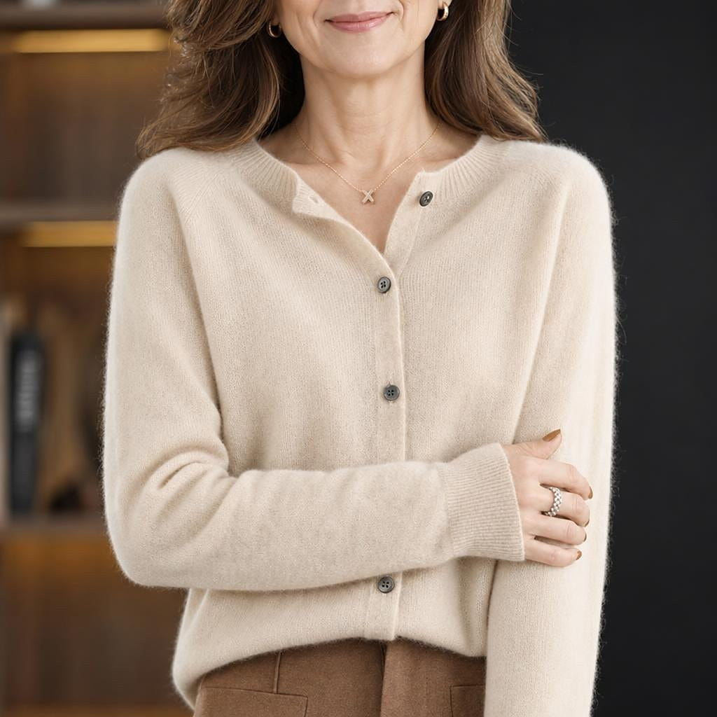 Women's Lightweight Knit Button Down Cardigan