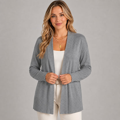 Women's Longline V Neck Cardigan