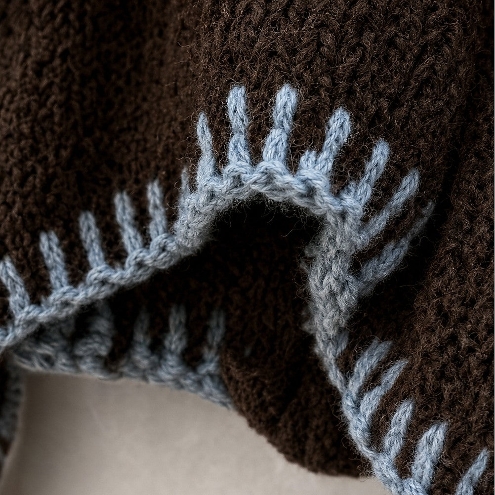 Women's Chunky Knit Hooded Sweater Dress