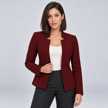 Women's Knit Open Front Blazer with Pockets