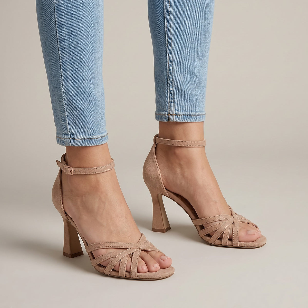 Women's Ankle Strap Heel Sandals