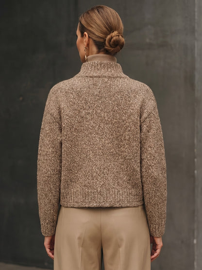 Women's Stand Collar Boucle Jacket