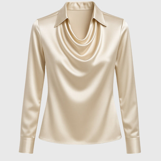 Nora™ – Blouse satinée élégante