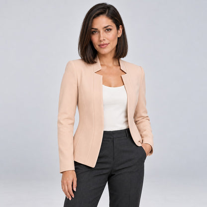 Women's Knit Open Front Blazer with Pockets