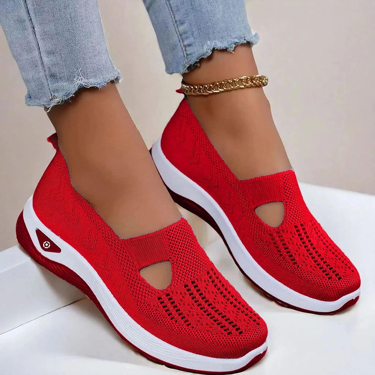 Women's Mesh Slip On Walking Shoes