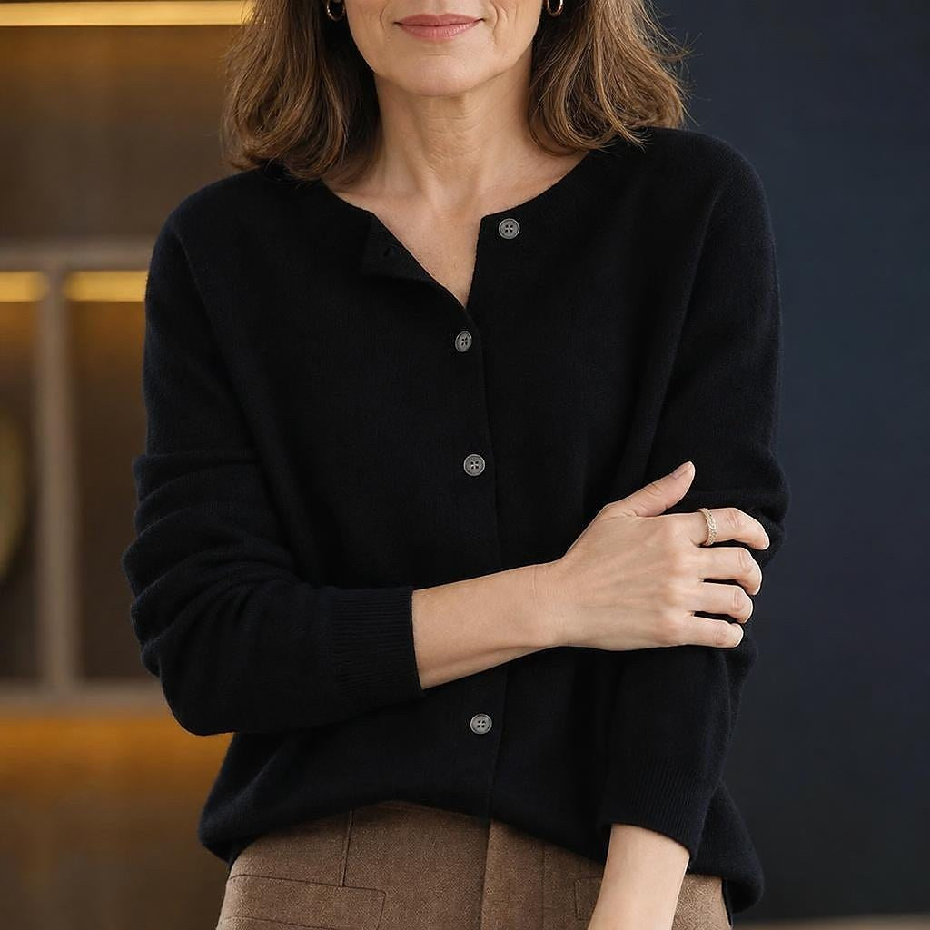 Women's Lightweight Knit Button Down Cardigan