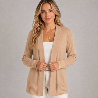 Women's Longline V Neck Cardigan