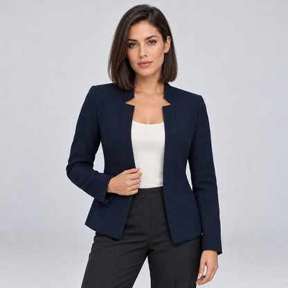 Women's Knit Open Front Blazer with Pockets