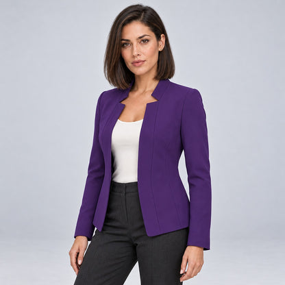 Women's Knit Open Front Blazer with Pockets