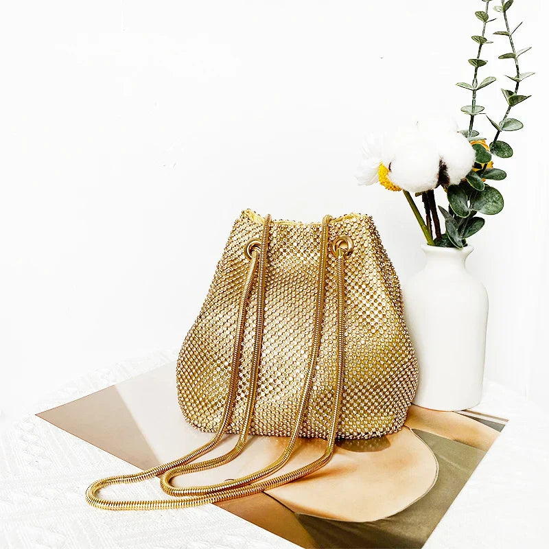Sac bandoulière strass