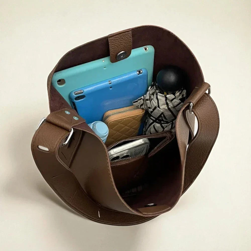 Sac seau bandoulière femme